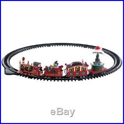 LEMAX CHRISTMAS TOWN House/Village Sight & Sound NORTH POLE RAILWAY Train Set