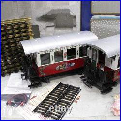 LGB 20540 G Scale Christmas Santa Train Steam Loco Passenger Set With Box Read