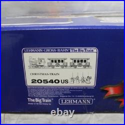 LGB 20540 G Scale Christmas Santa Train Steam Loco Passenger Set With Box Read