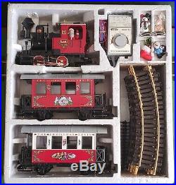 LGB 20540 MINT IN THE BOX CHRISTMAS TRAIN SET WITH SMOKE G SCALE mfg GERMANY