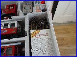 LGB 21540 Christmas Santa Train Steam Locomotive Passenger Set G-Scale LGB 21540 Christmas Santa Train Steam Locomotive Passenger Set G-Scale