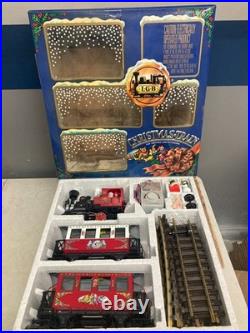 LGB 22540 G-Scale Christmas Train Set with Accessories NICE