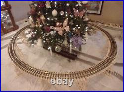 LGB 72307 WithTrain Christmas Trestle MAPLEWOOD 12 Full Set Up For LGB USA PIKO