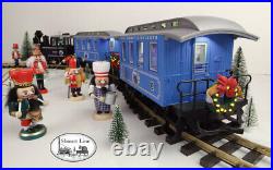 LGB 72327 SL Tiffany Ultimate Hybrid 71 LED Passenger Christmas Train Set NEW