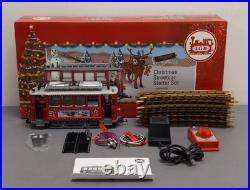 LGB 72351 Christmas Trolley Street Car G Gauge Starter Train Set EX/Box