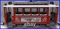 LGB 72351 Christmas Trolley Street Car G Gauge Starter Train Set EX/Box