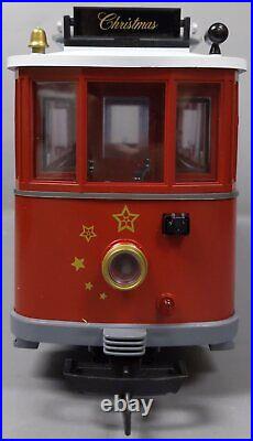 LGB 72351 Christmas Trolley Street Car G Gauge Starter Train Set EX/Box