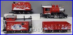 LGB 72510 G Gauge Coca-Cola Red Trunk Christmas Steam Train Super Set EX/Box