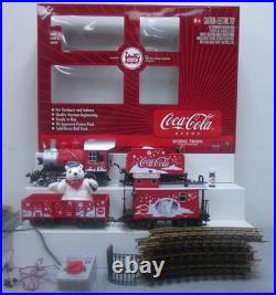 LGB 72510 G Gauge Coca-Cola Red Trunk Christmas Steam Train Super Set LN/Box