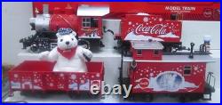 LGB 72510 G Gauge Coca-Cola Red Trunk Christmas Steam Train Super Set LN/Box