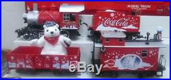 LGB 72510 G Scale Coca-Cola Red Trunk Christmas Train Set