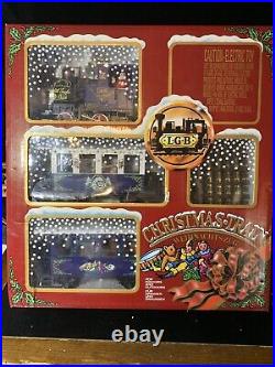 LGB 72545 G Scale Gauge Christmas Steam Train Set withbox Track Complete