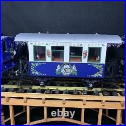 LGB 72545 G Scale Gauge Christmas Steam Train Set withbox Track Complete