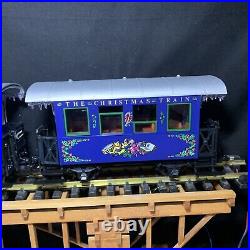 LGB 72545 G Scale Gauge Christmas Steam Train Set withbox Track Complete