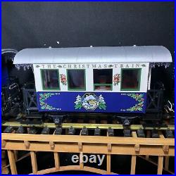 LGB 72545 G Scale Gauge Christmas Steam Train Set withbox Track Complete