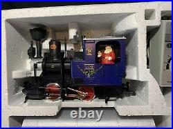 LGB 72545 G Scale Gauge Christmas Steam Train Set withbox Track Complete