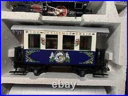 LGB 72545 G Scale Gauge Christmas Steam Train Set withbox Track Complete