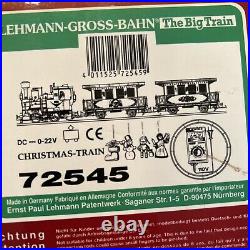 LGB #72545 Hard To Find Christmas Train Starter Set Blue EUC WithBox Working