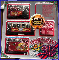 LGB 72550 Christmas Steam Engine Train Set G Scale Lights & Smoke MINT SHAPE