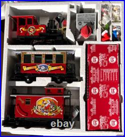 LGB 72550 Christmas Steam Engine Train Set G Scale Lights & Smoke MINT SHAPE