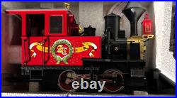 LGB 72550 Christmas Steam Engine Train Set G Scale Lights & Smoke MINT SHAPE