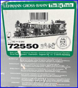 LGB 72550 Christmas Steam Engine Train Set G Scale Lights & Smoke MINT SHAPE