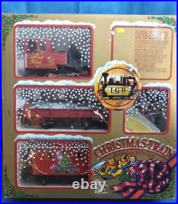 LGB 72555 Christmas Steam Engine Train Set G Gauge Train Set Works? READ