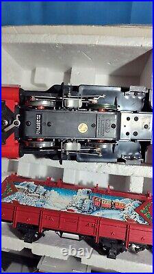 LGB 72555 Christmas Steam Engine Train Set G Gauge Train Set Works? READ
