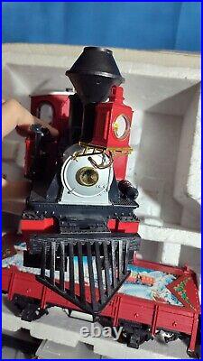 LGB 72555 Christmas Steam Engine Train Set G Gauge Train Set Works? READ