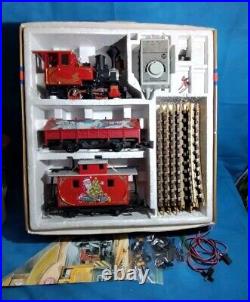 LGB 72555 Christmas Steam Engine Train Set G Gauge Train Set Works? READ