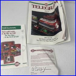 LGB Christmas Train Starter Set 72534 Tested Working Germany 2000 G Scale LGB Christmas Train Starter Set 72534 Tested Working Germany 2000 G Scale