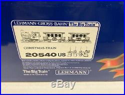 LGB G Scale 1995 Christmas Train Complete Set With Transformer & Track #20540