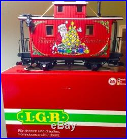 LGB Steam ChristmasTrain Set #72545 Plus Christmas Caboose #44660 & more