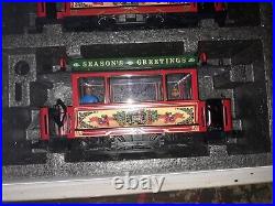 LGB Trains Seasons Christmas Trolley Original Box G Scale EUC Authentic 100% LGB