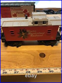 LIONEL 027 Christmas Winter Wonderland RR Train Set 2002 6pc /1TANKER IS K-LINE