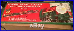 LIONEL 6-21944 Christmas Holiday Steam Engine Toy Train Set O O27 Gauge IN BOX