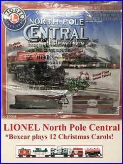 LIONEL 6-30068 North Pole Central Christmas Train Set Tree Train Ready-to-Run O