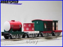 LIONEL CHRISTMAS DISCONNECT 4-PACK O GAUGE mini train car set tank 2526640 NEW