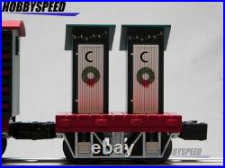 LIONEL CHRISTMAS DISCONNECT 4-PACK O GAUGE mini train car set tank 2526640 NEW