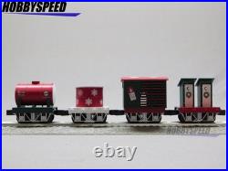 LIONEL CHRISTMAS DISCONNECT 4-PACK O GAUGE mini train car set tank 2526640 NEW