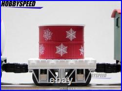 LIONEL CHRISTMAS DISCONNECT 4-PACK O GAUGE mini train car set tank 2526640 NEW