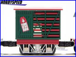 LIONEL CHRISTMAS DISCONNECT 4-PACK O GAUGE mini train car set tank 2526640 NEW