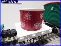LIONEL CHRISTMAS DISCONNECT 4-PACK O GAUGE mini train car set tank 2526640 NEW