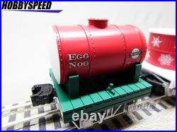 LIONEL CHRISTMAS DISCONNECT 4-PACK O GAUGE mini train car set tank 2526640 NEW