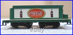 L#2 HO Hawthorne Village Coca-Cola Christmas Train Set W Tracks & Figures