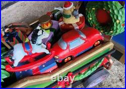Large Wooden Christmas Express Train Set 3-Piece Christmas Display