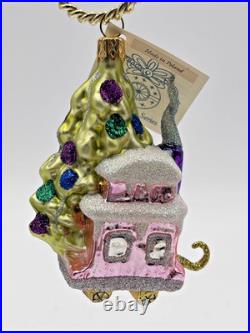 Larry Fraga A Christmas Choo Choo Ornament Set (5) Piece Train Set New