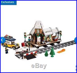 Lego 10259 Winter Village Station & 10254 Winter Holiday Train RETIRED XMAS SETS