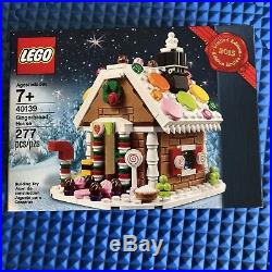 Lego Christmas Set Santas Workshop(10245) Gingerbread House(40139)&Train(40138)