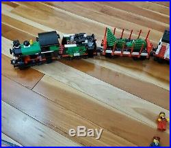Lego Christmas Train 10173 Retired 2006 Set with Instructions 7 Minifigs No Box